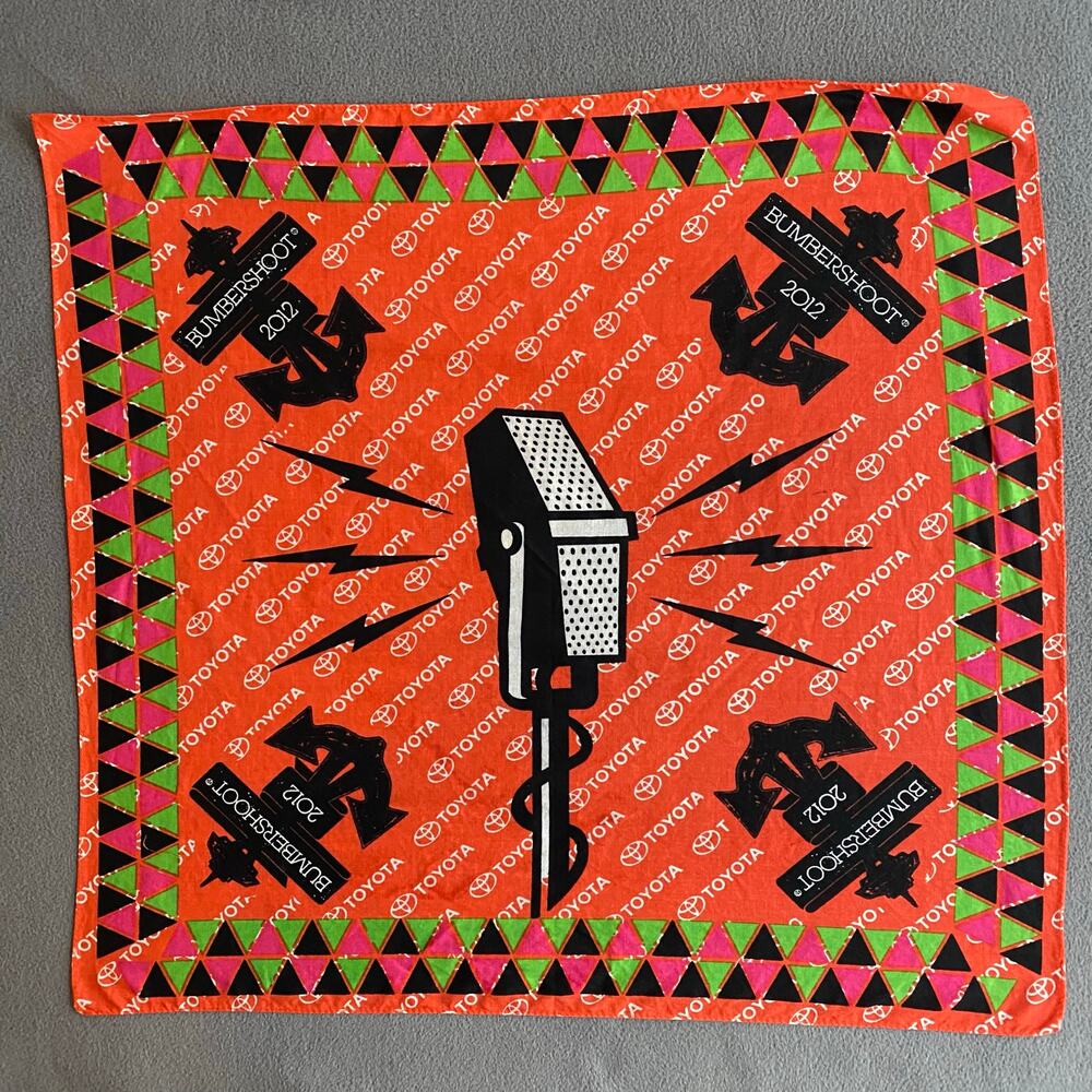 Bumbershoot Festival 2012 Bandana Seattle Washington PNW Music Orange